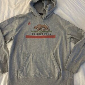 THE HUNDREDS California state bear pullover hoodie sweatshirt - XL